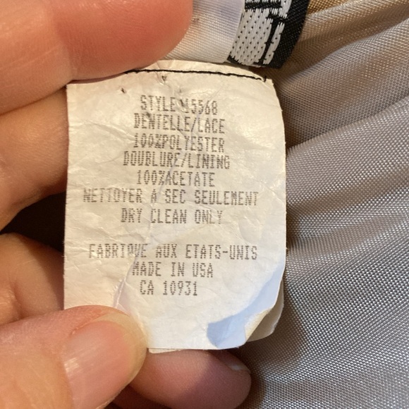 Gorgeous tie up back with zipper lace dress floor length - Picture 7 of 7